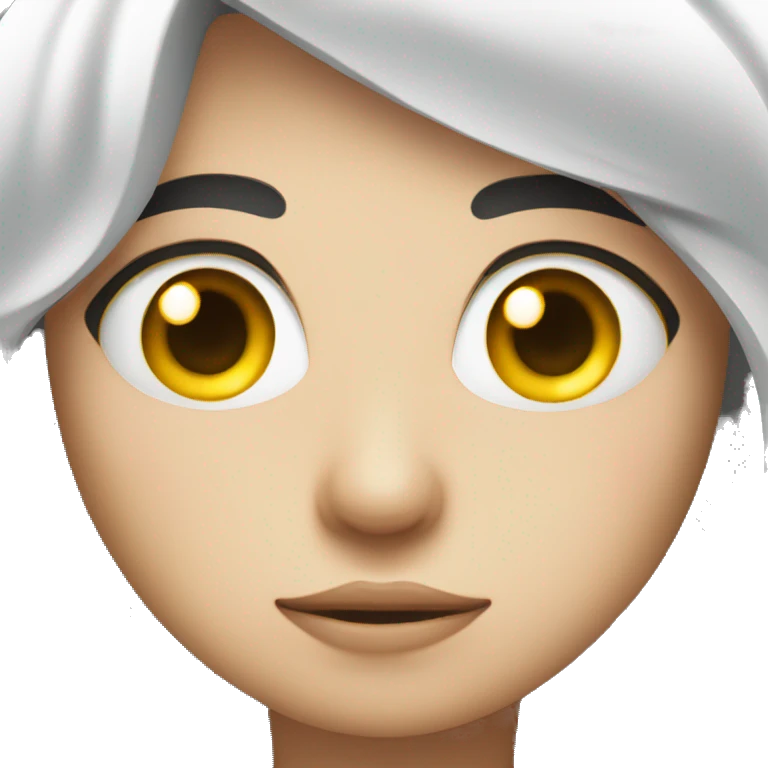 Sparkling Eyes with Frown emoji