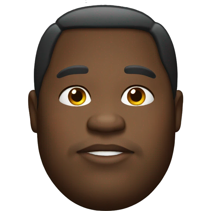 Fat black guy  emoji