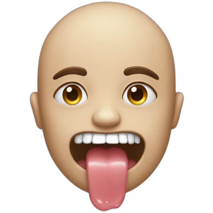 dead tongue out eyes x emoji