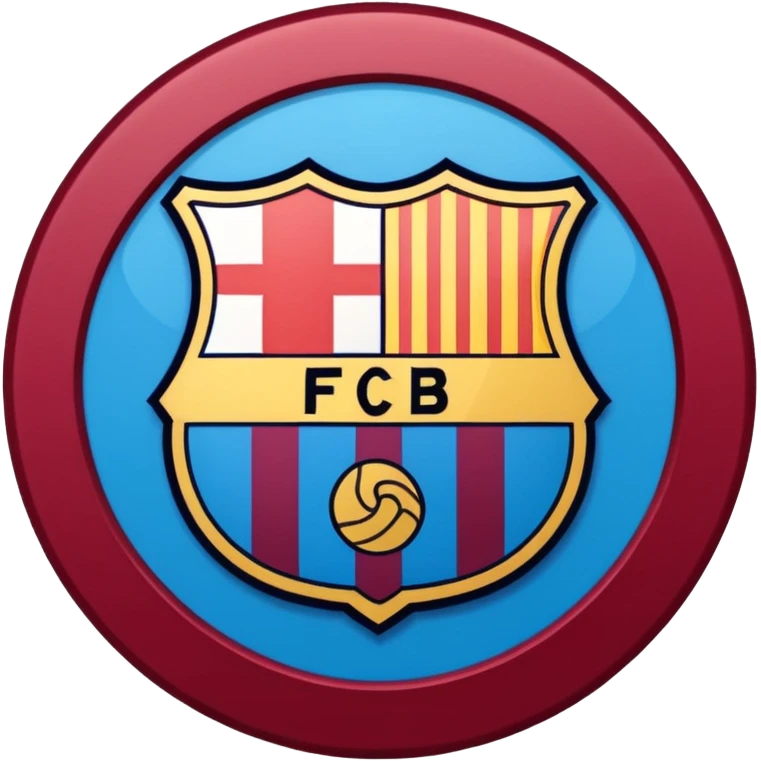 Barcelona club logo emoji