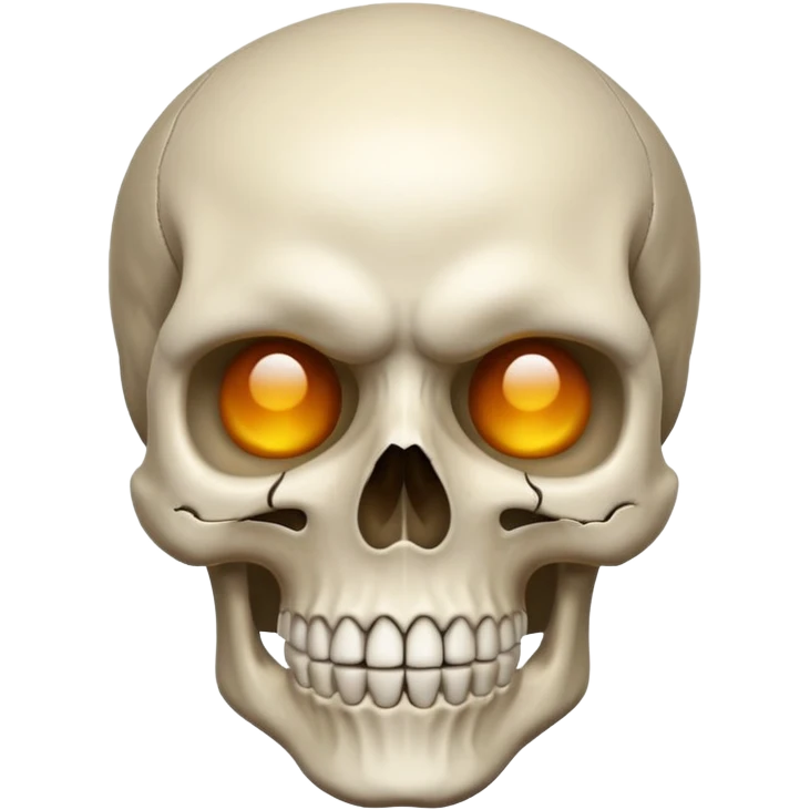 Una calavera combinado con el emoji de 🤨 emoji