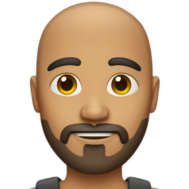 bald latino goatee emoji