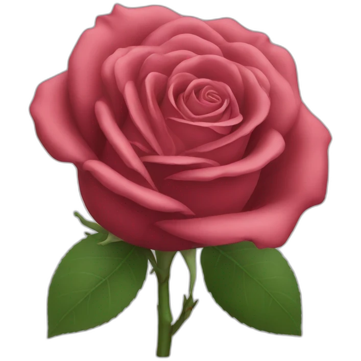 rose-with-a-nose emoji