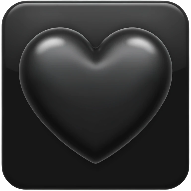 Black heart emoji