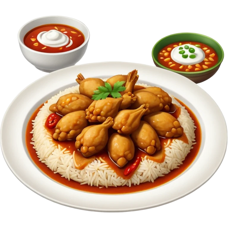 nasi kuah kurma ayam emoji
