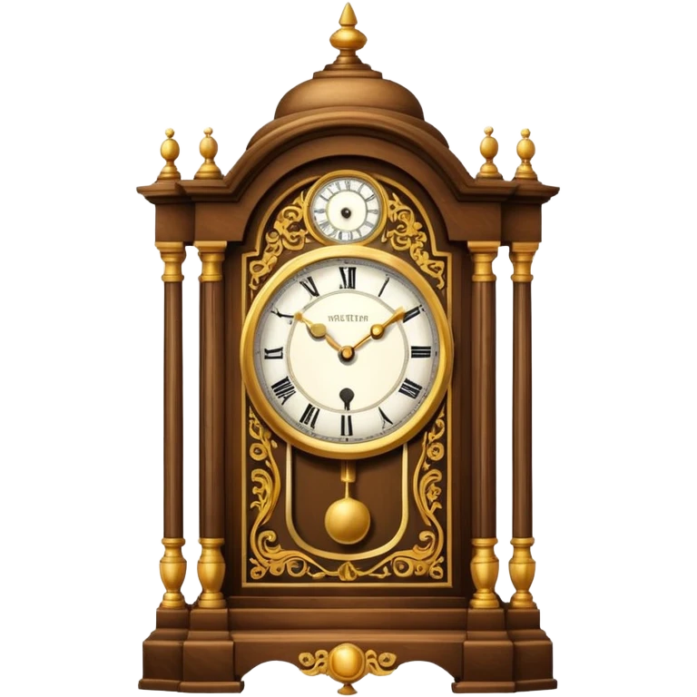 Grandfather's old clock emoji