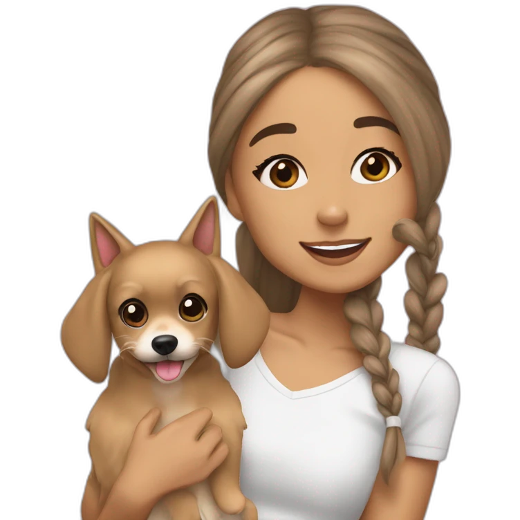 Ariana grande avec chien emoji