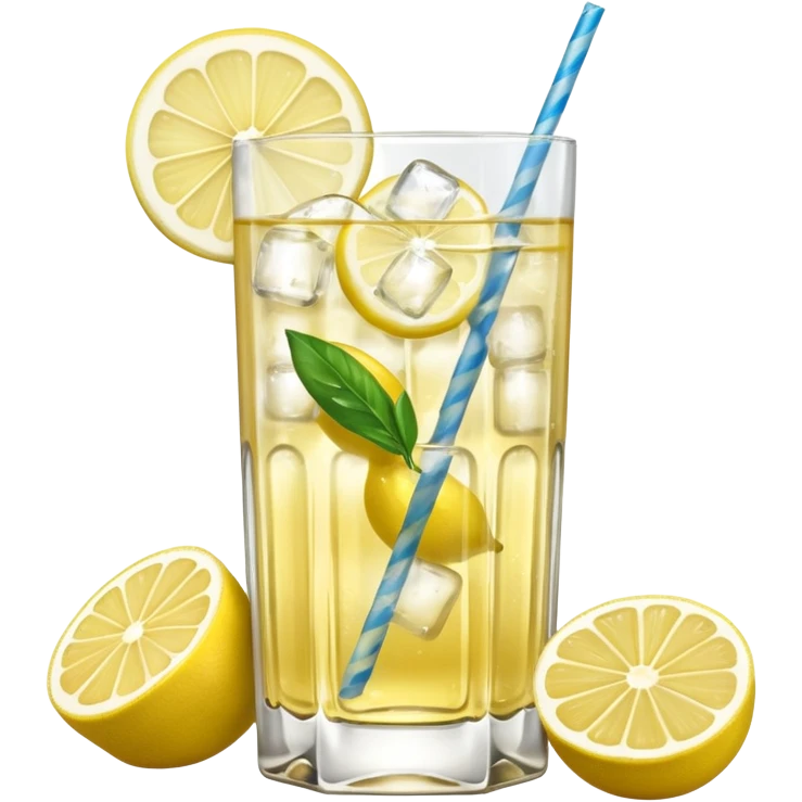 Spritz St-Germain avec citron et glaçons emoji