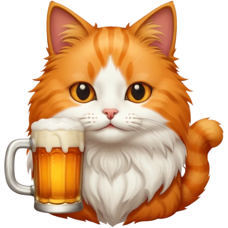 Gato tomando servesa emoji