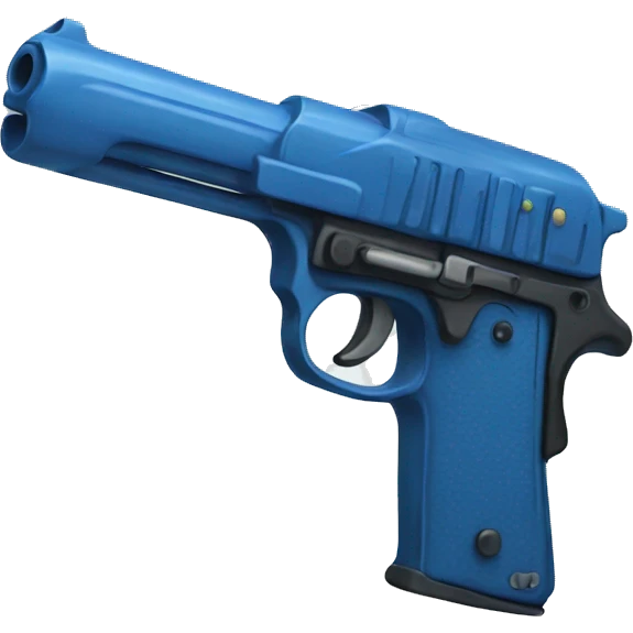 Blue gun emoji