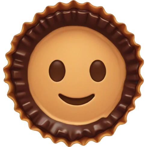 Peanut butter cup emoji
