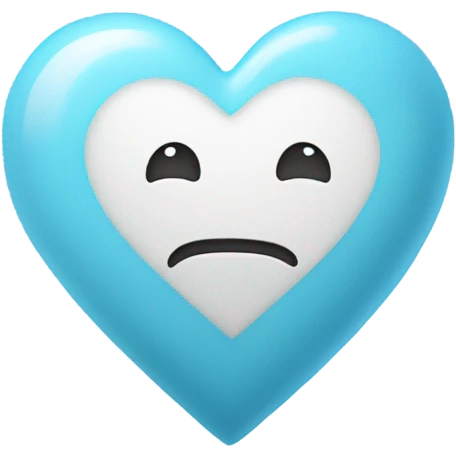 Light blue heart emoji