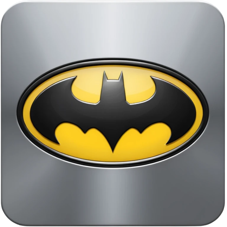 Batman logo emoji