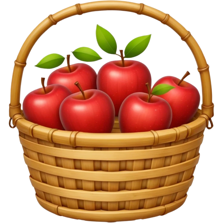  bamboo-basket apples emoji