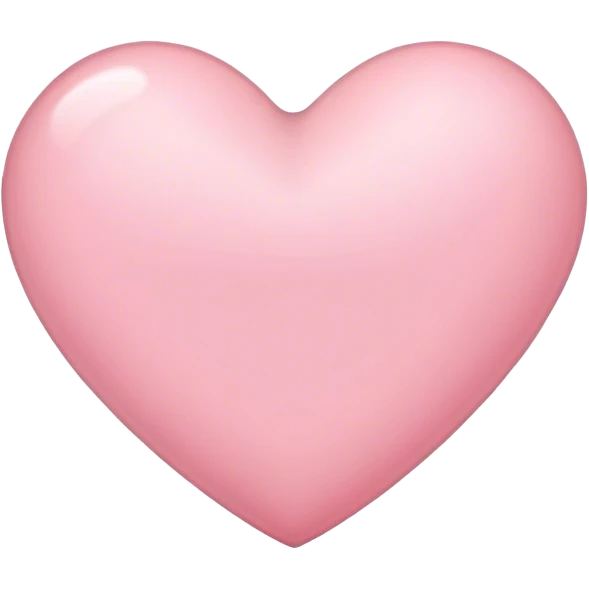 light pink heart emoji