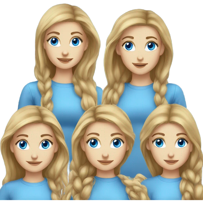 russian-duo-girls-best-friends-blue eyes  emoji