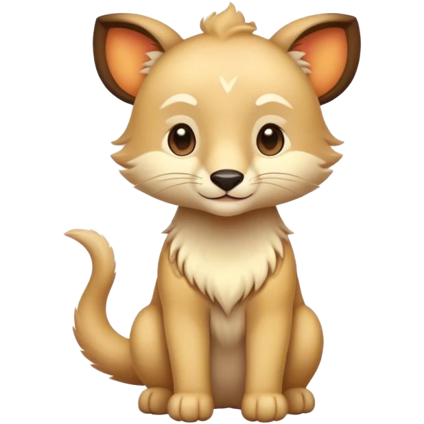 Handsome, gorgeous, beautiful, cute, adorable, animal-creature, full body emoji