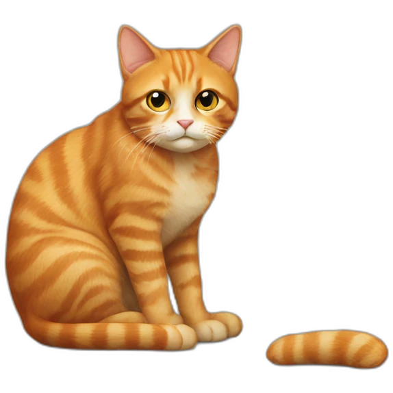ginger cat sit emoji