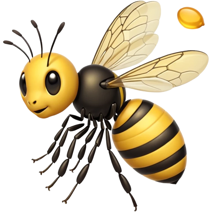 a bee alternate pose emoji