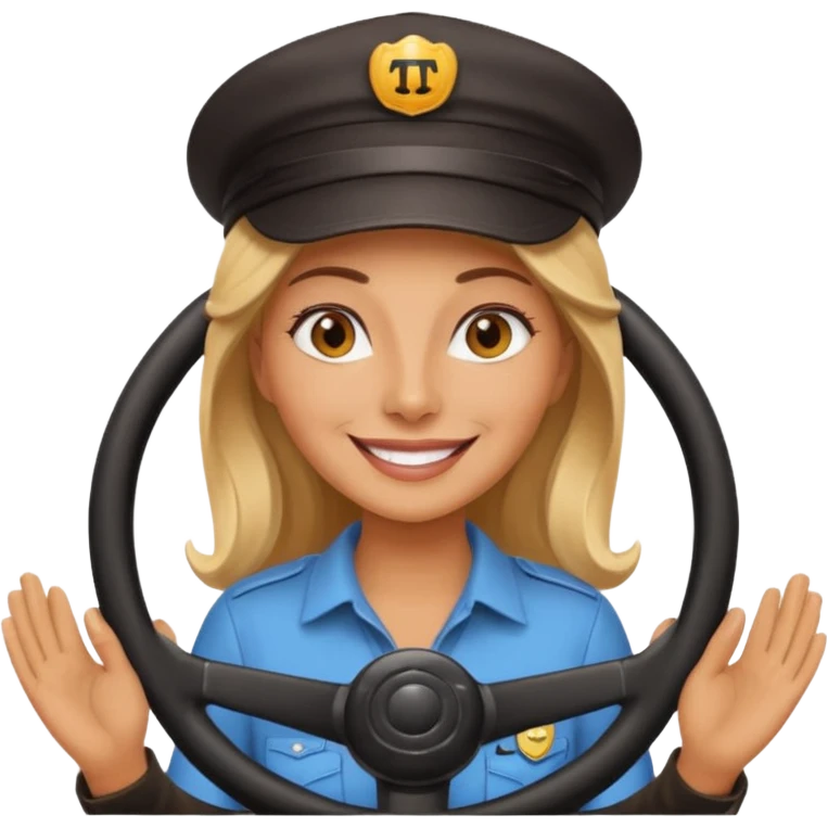 woman taxi driver emoji