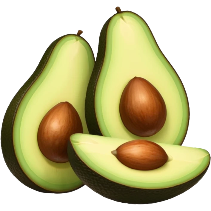 Avocado and turkey emoji