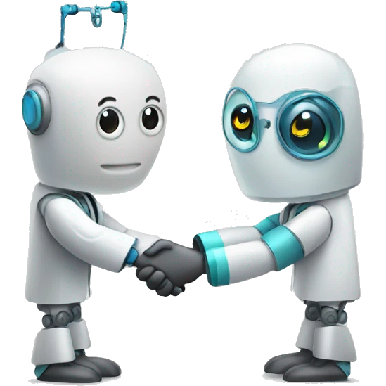 doctor robot handshake emoji