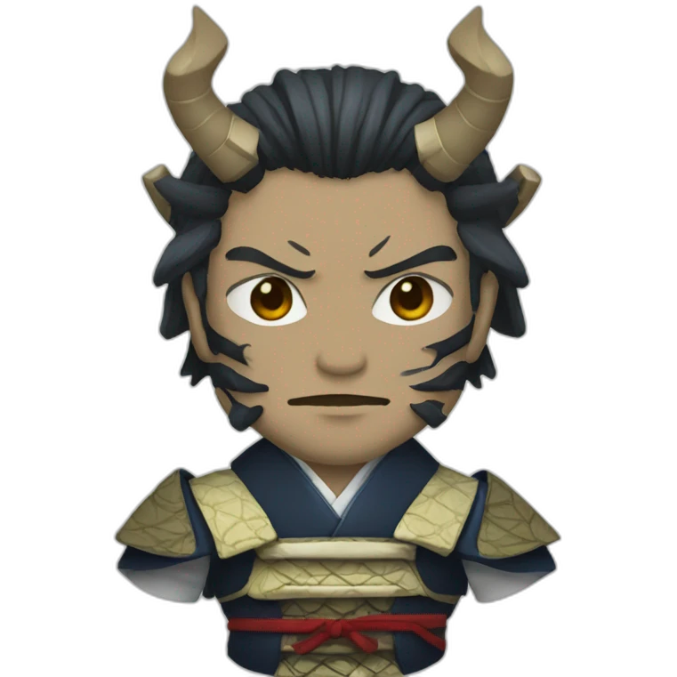 suit oni samurai emoji