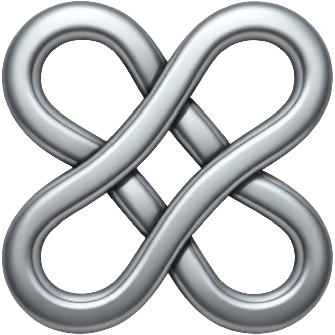 single infinity symbol emoji