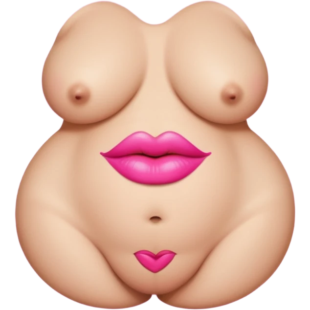 Le bisou sur le ventre  emoji