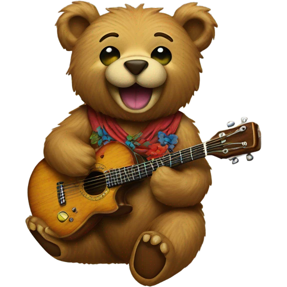 Grateful Dead bear emoji