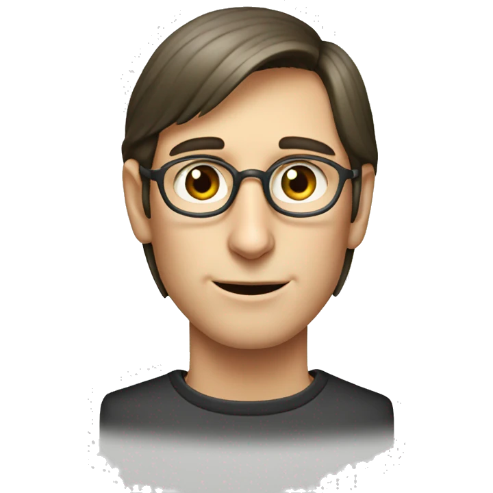 young Steve jobs without glasses  emoji