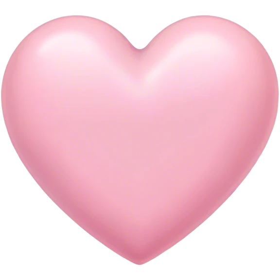 Cœur pastel rose emoji