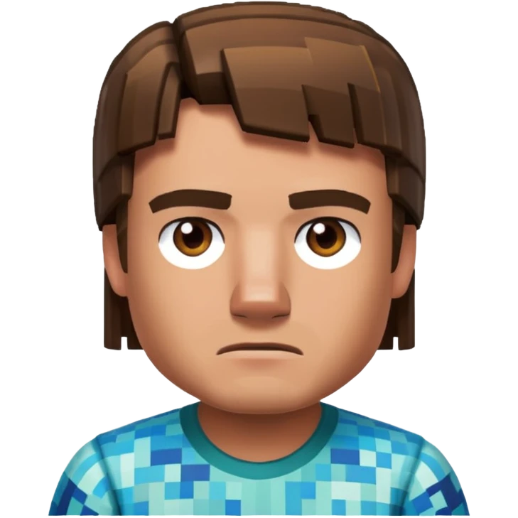 Steve from Minecraft emoji