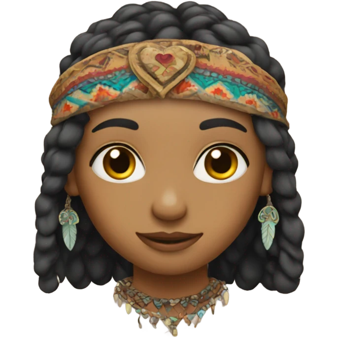 boho heart emoji