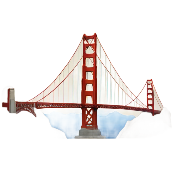 golden gate  emoji