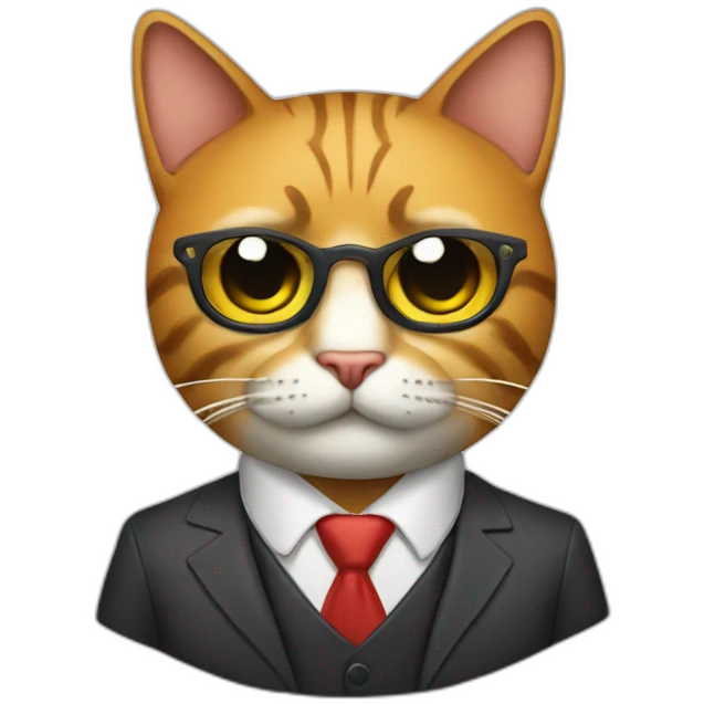 boss cool cat emoji