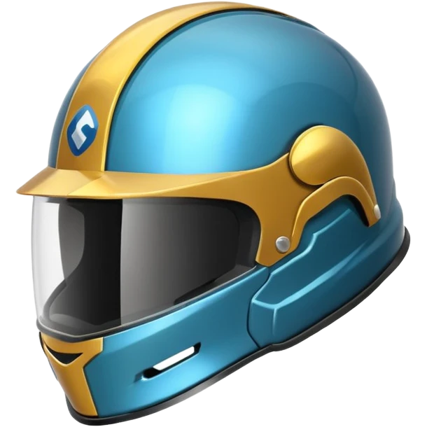  une casque avec un logo businness emoji