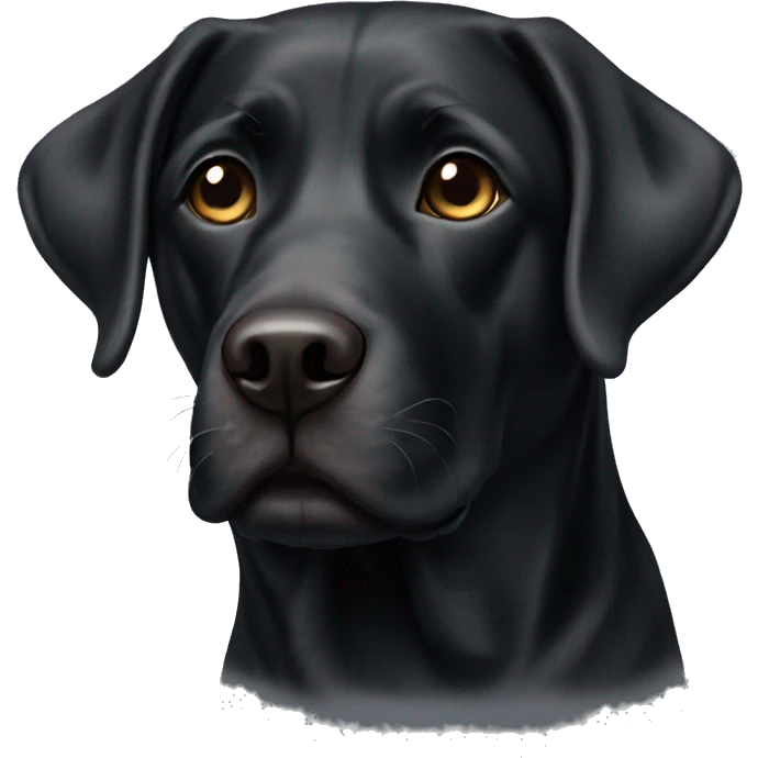 Black Labrador emoji