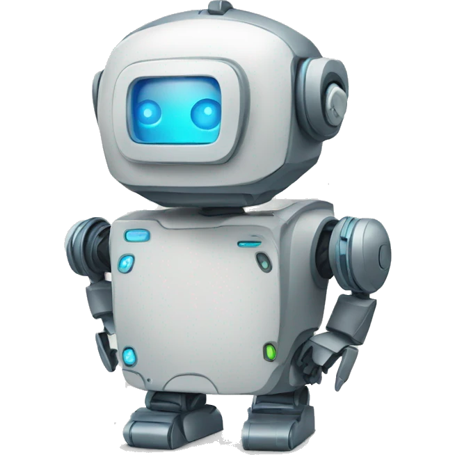 Cybersafety robo-mascot emoji