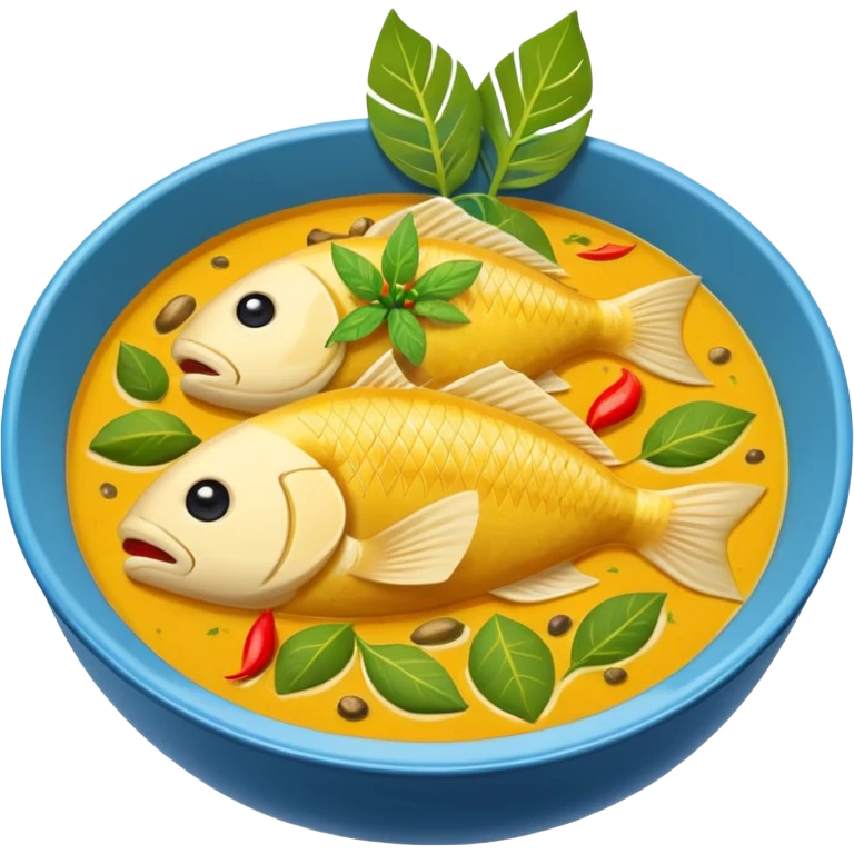 Fish Amok cambodian dish emoji