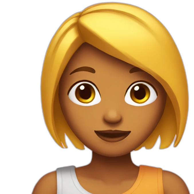 Chica emoji