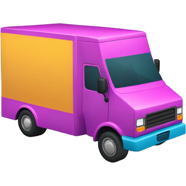Moving van emoji