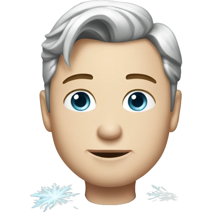 Elon musk dressed in Elsa  emoji