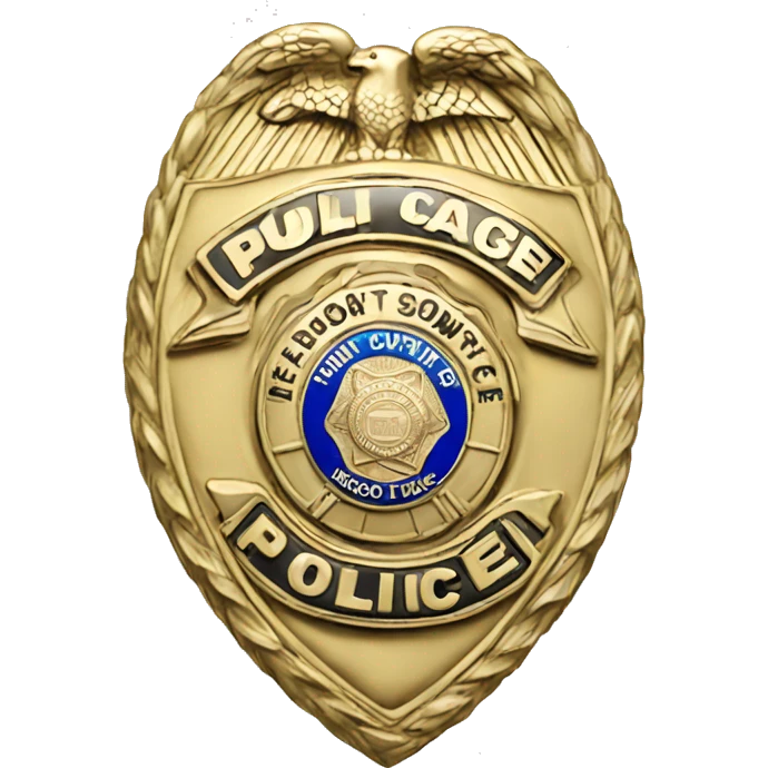 Chicago police badge emoji