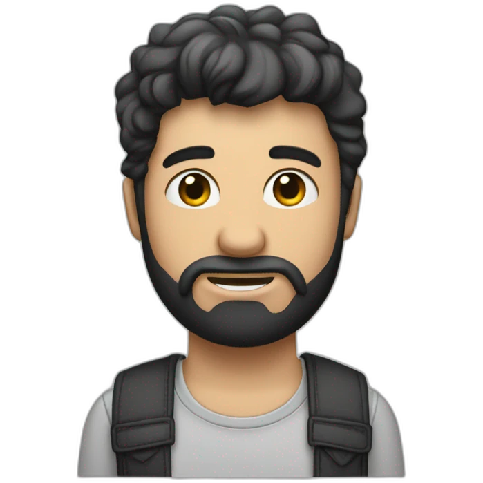 Dünner Mann mit kurzen schwarzen Haaren, einer Uhr und skinny Jeans  emoji