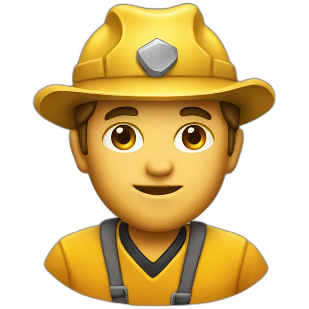 gold miner pick emoji
