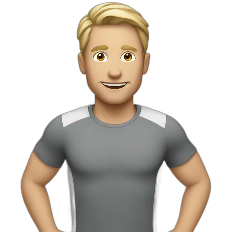 A man Who white is running emoji