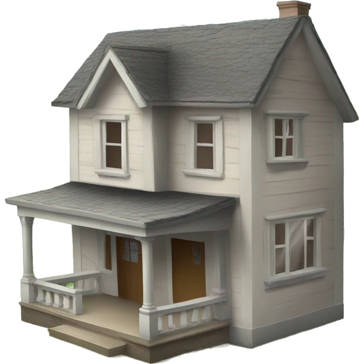 Trap house with roof missing emoji