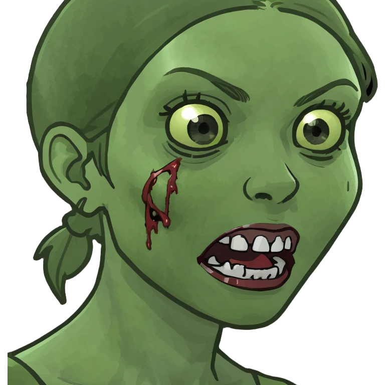 girl zombie  emoji