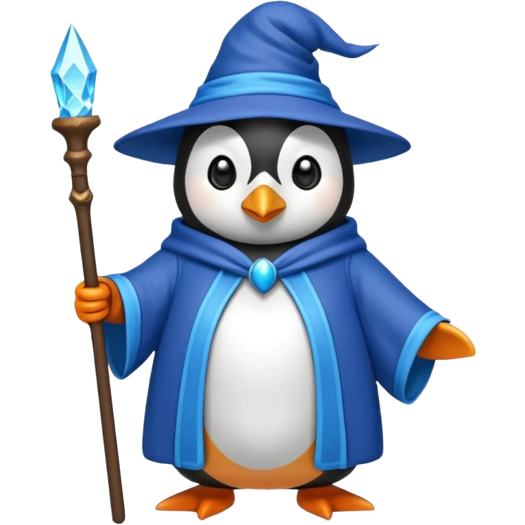 Penguin Wizard emoji